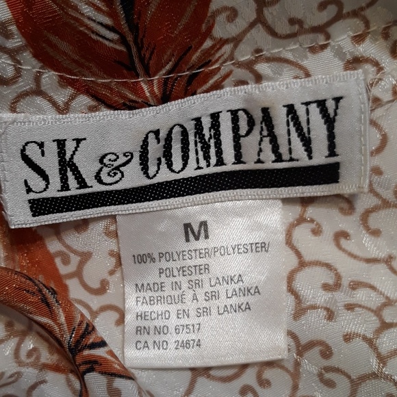 Womens Feather Graphics Blouse Top - Picture 7 of 8